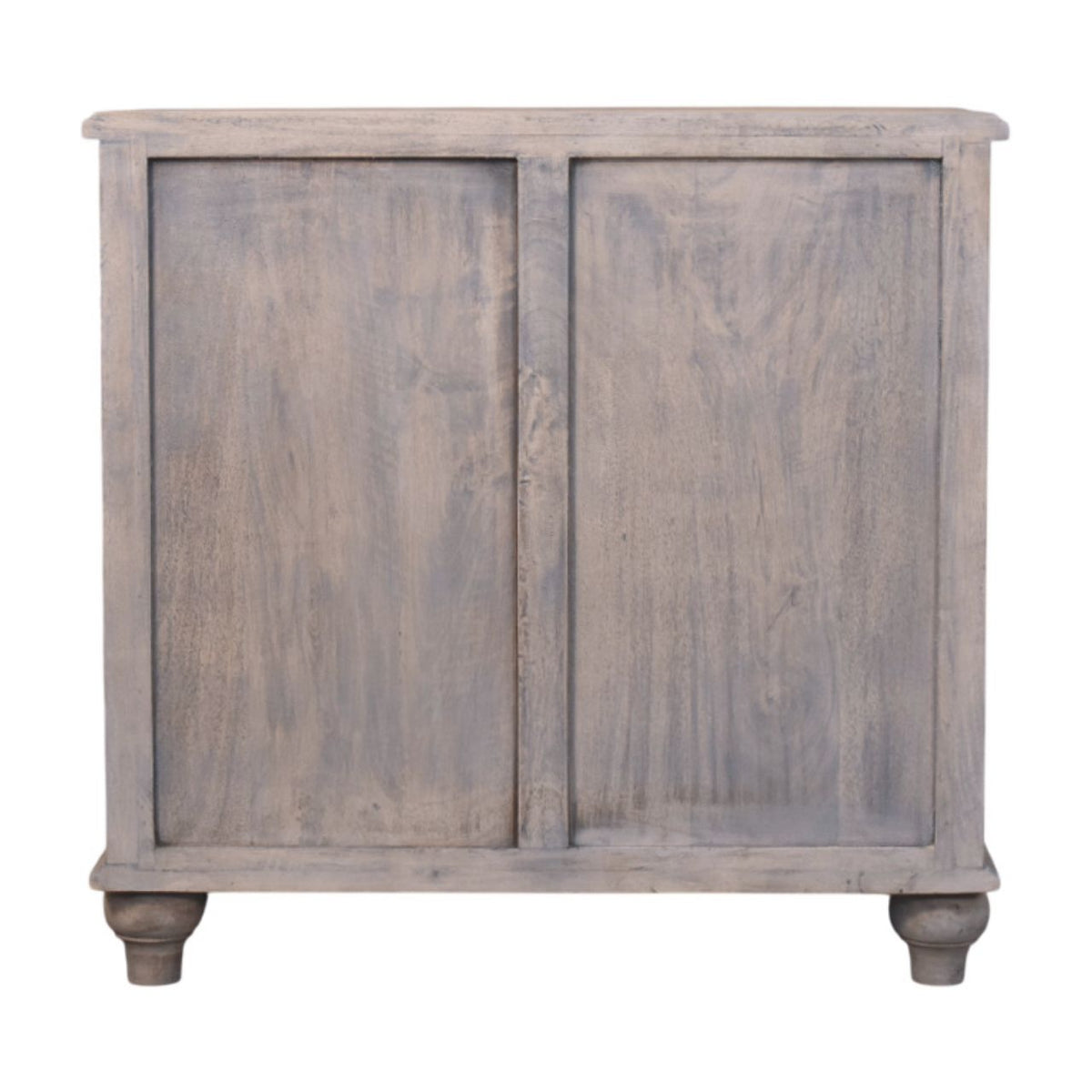 Commode à pieds galbés en manguier massif – Délavé vintage – vue 9