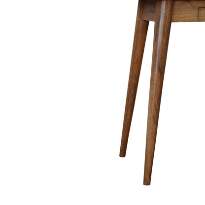 Bureau mini nordique à tiroir en manguier massif – Naturel – vue 8