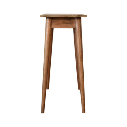 Bureau mini nordique à tiroir en manguier massif – Naturel – vue 9