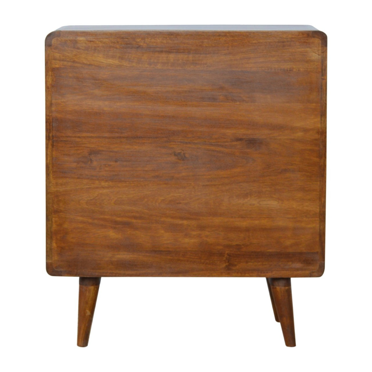 Commode arrondie pieds nordiques en manguier massif – Châtaigne – vue 9