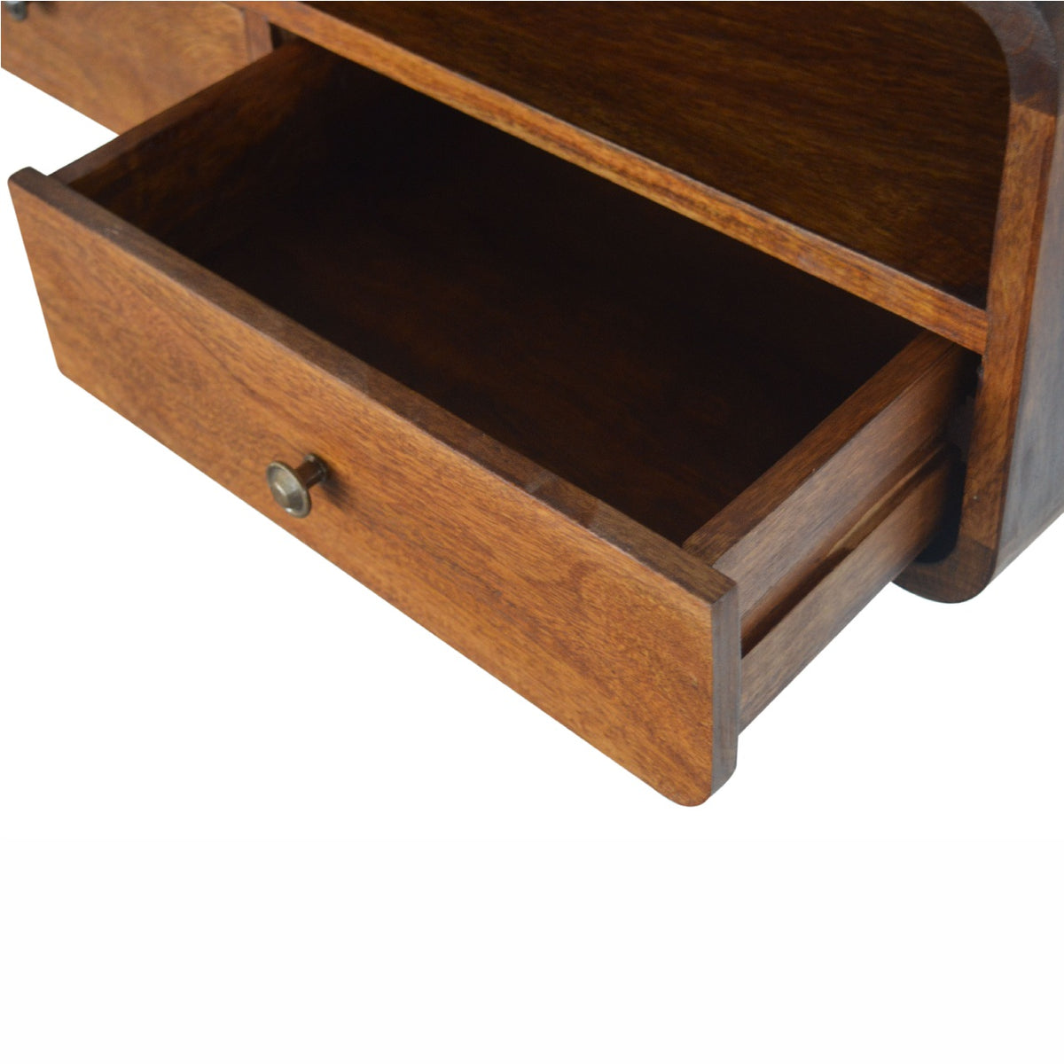 Console murale à grande niche en manguier massif – Châtaigne – vue 7