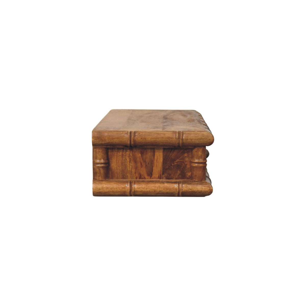 Console murale façon bambou en manguier massif – Ambre – vue 8