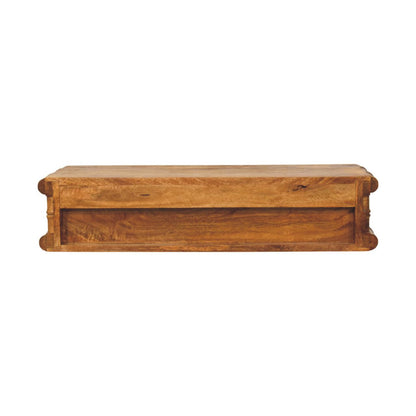 Console murale façon bambou en manguier massif – Ambre – vue 9