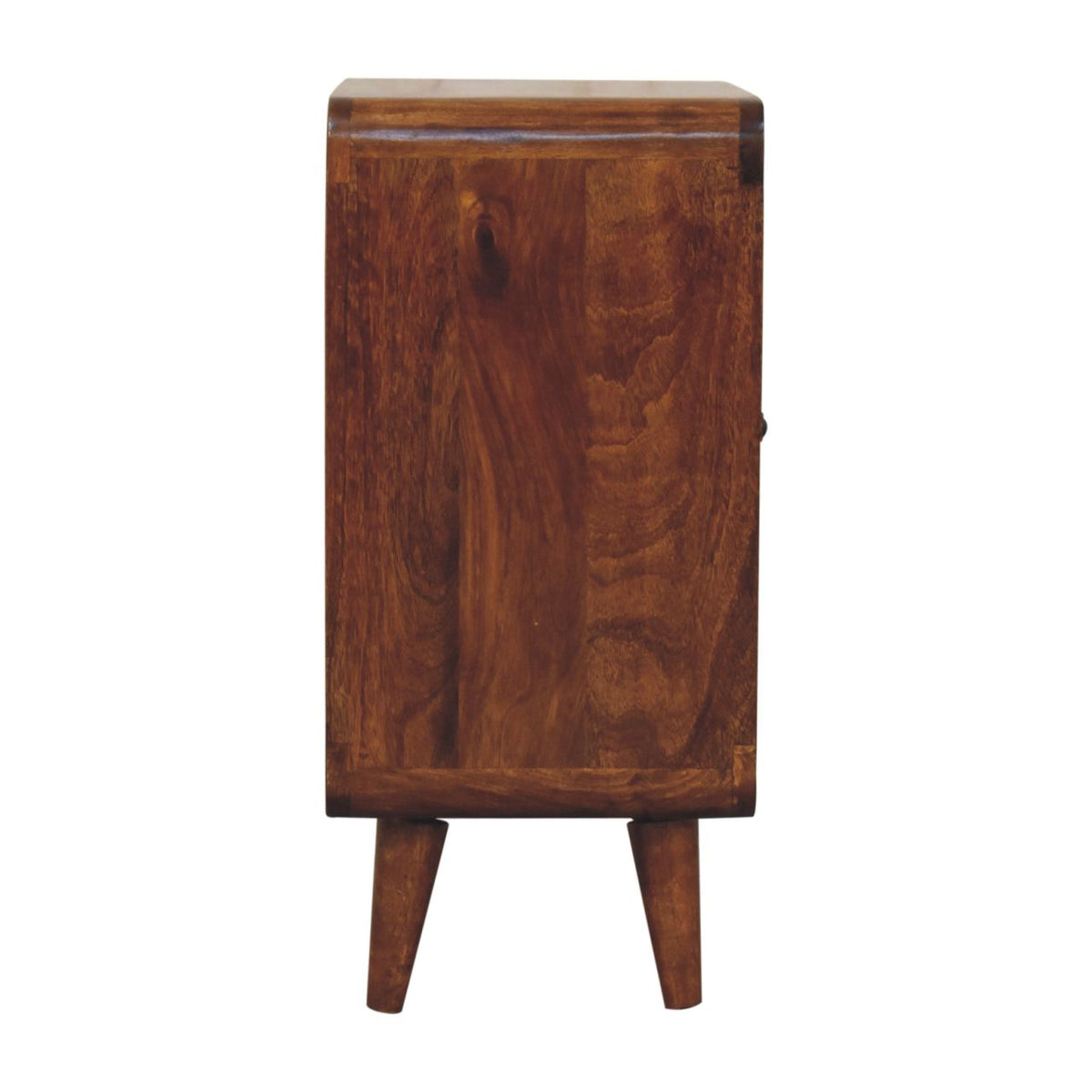 Meuble de rangement mini à portes en manguier massif – Châtaigne – vue 9