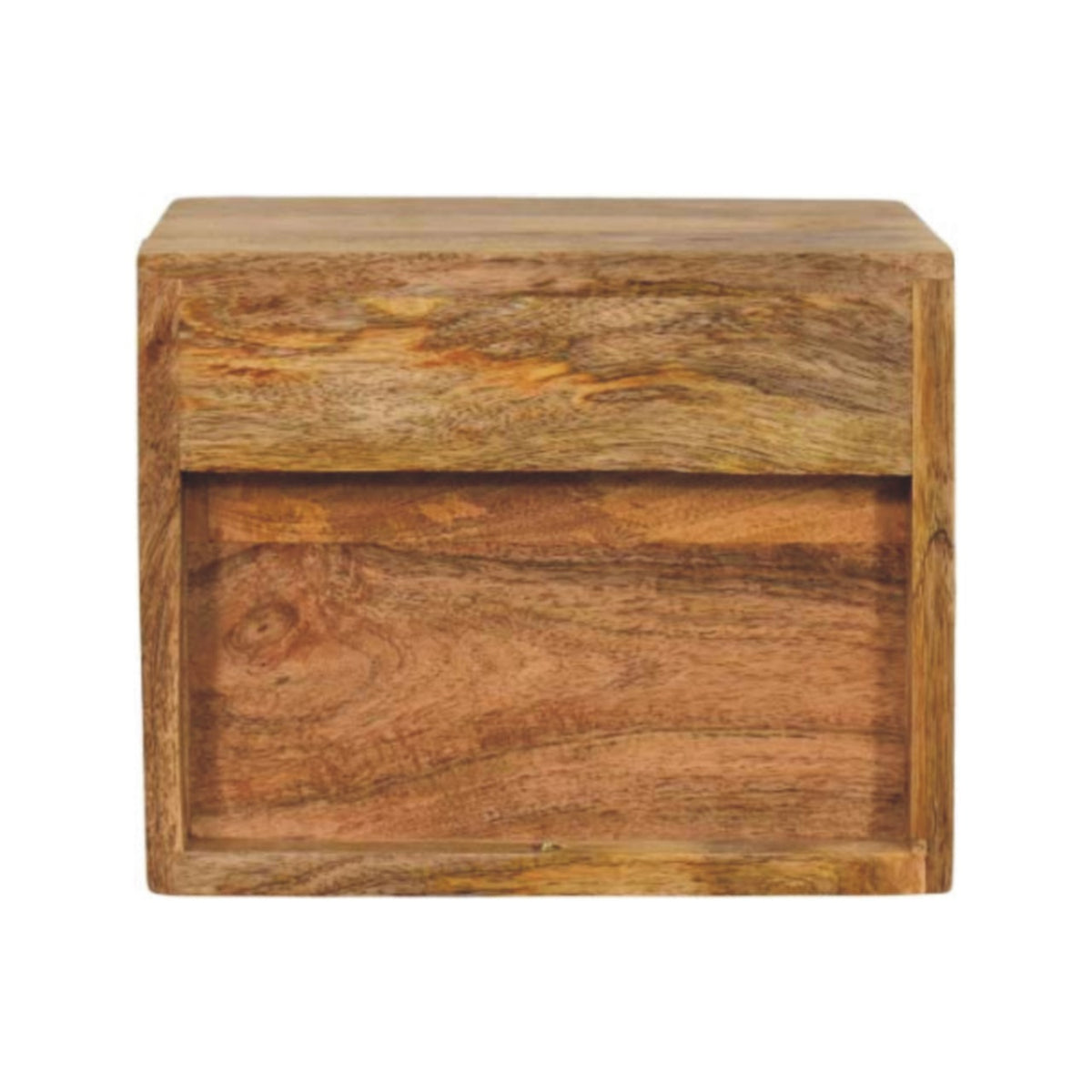 Table de chevet à suspendre avec niche en manguier – Naturel – vue 9
