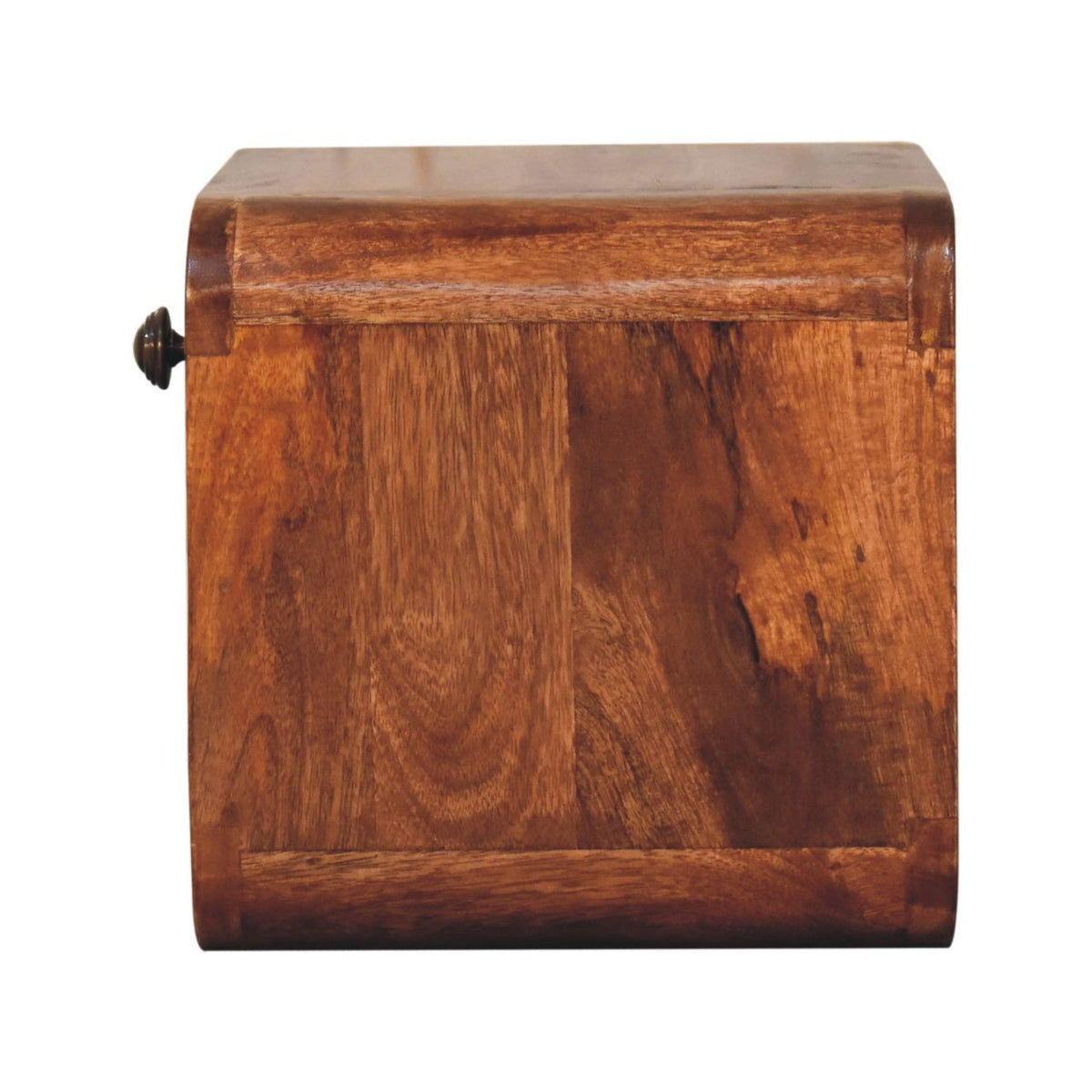 Table de chevet à suspendre mini en manguier massif – Caramel miel – vue 7