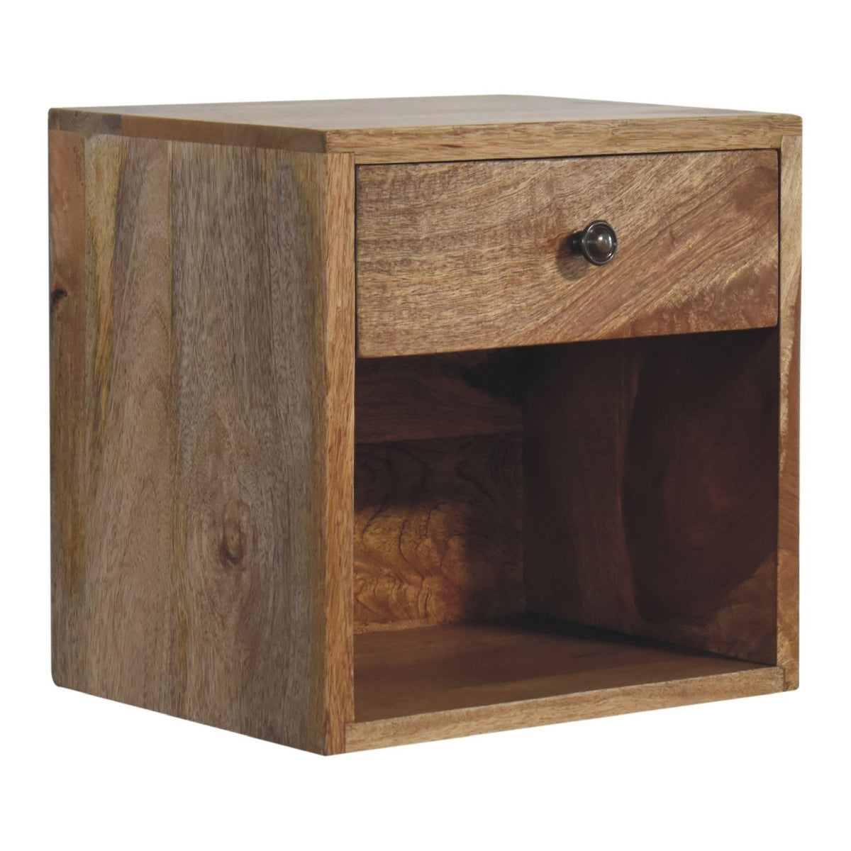 Table de chevet à suspendre mini esprit déco en manguier massif – vue 3