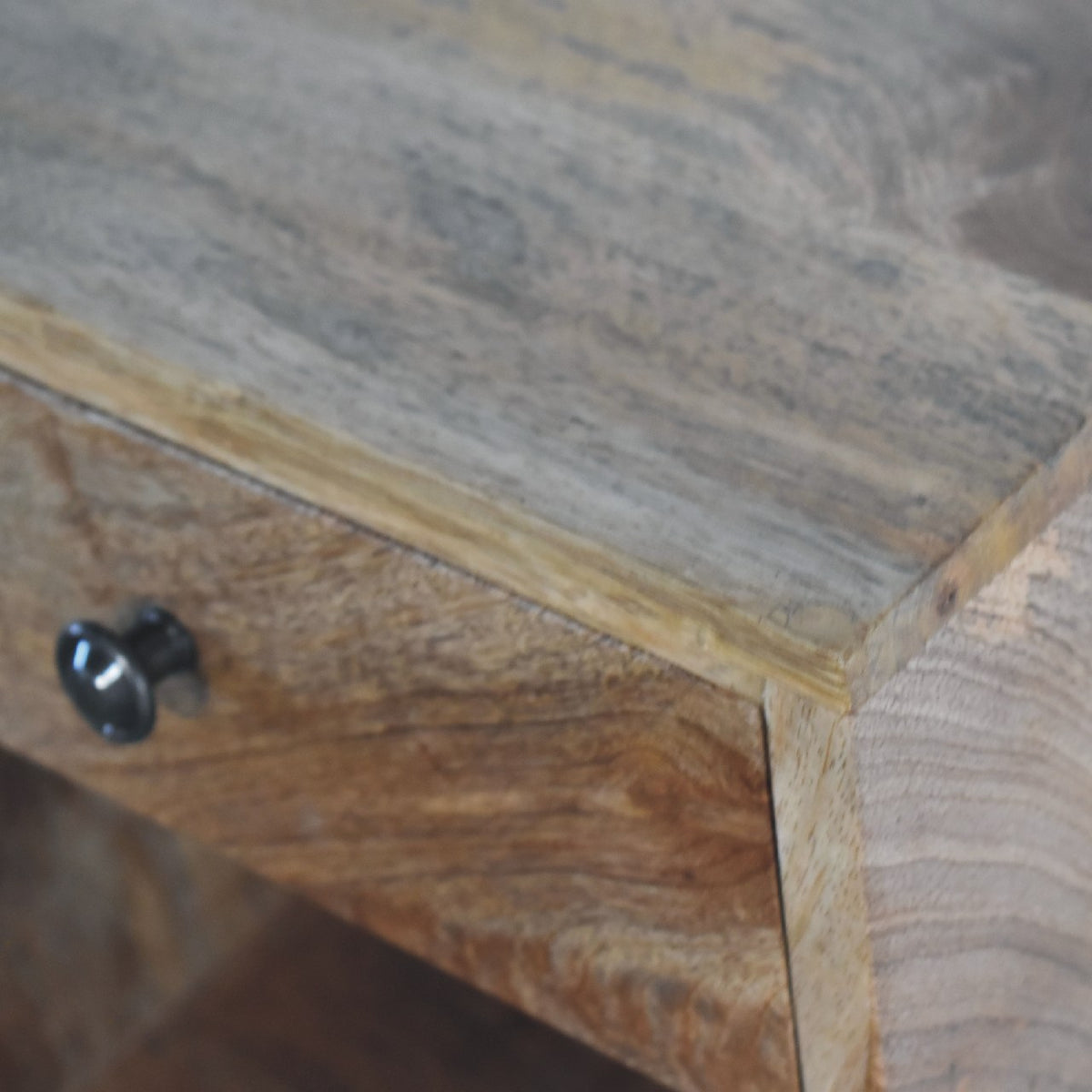 Table de chevet à suspendre mini esprit déco en manguier massif – vue 7