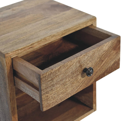 Table de chevet à suspendre mini esprit déco en manguier massif – vue 8
