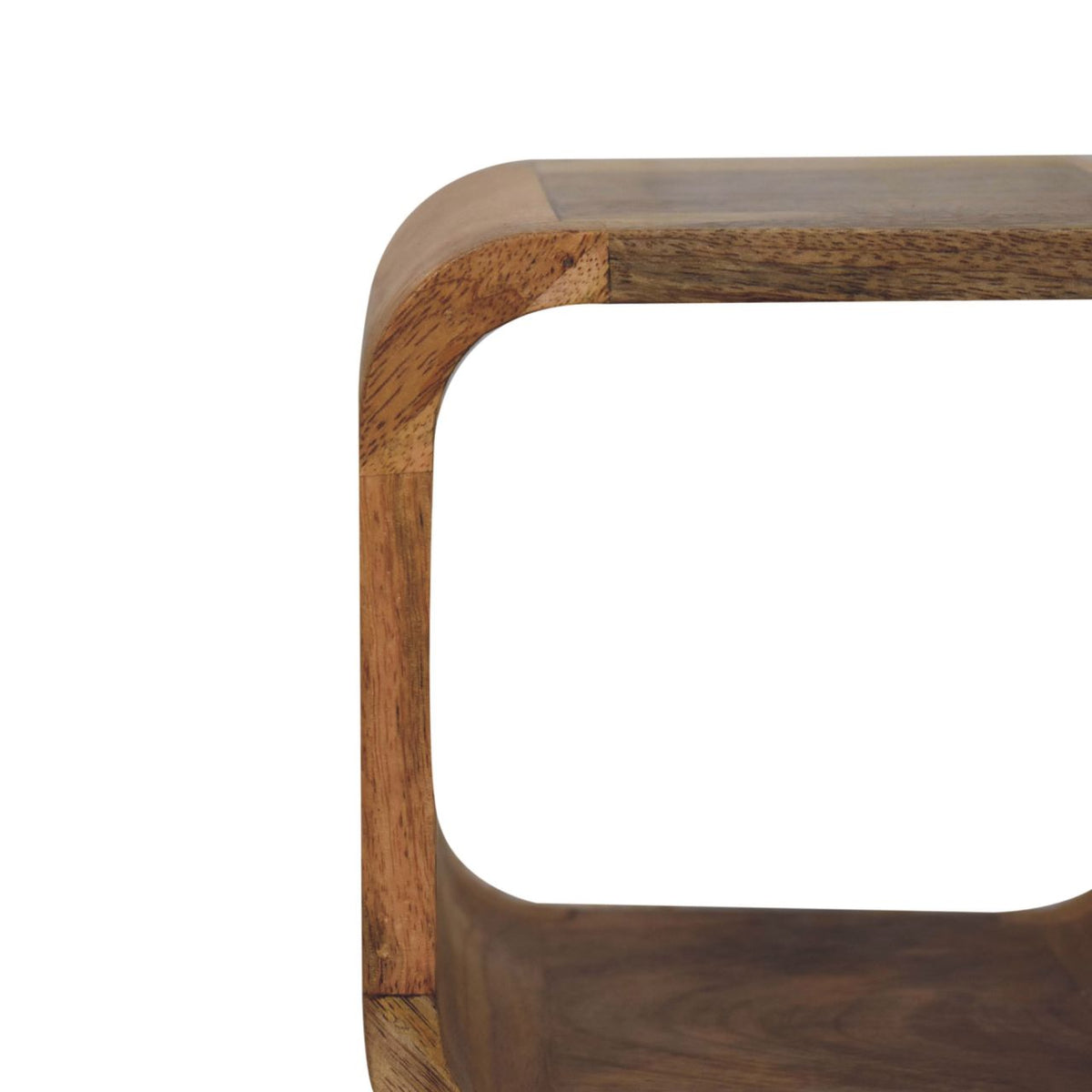 Table de chevet extra mini ouverte en manguier massif – Naturel – vue 5