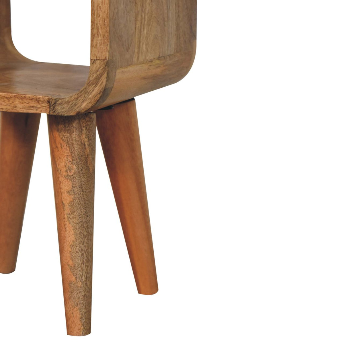 Table de chevet extra mini ouverte en manguier massif – Naturel – vue 8