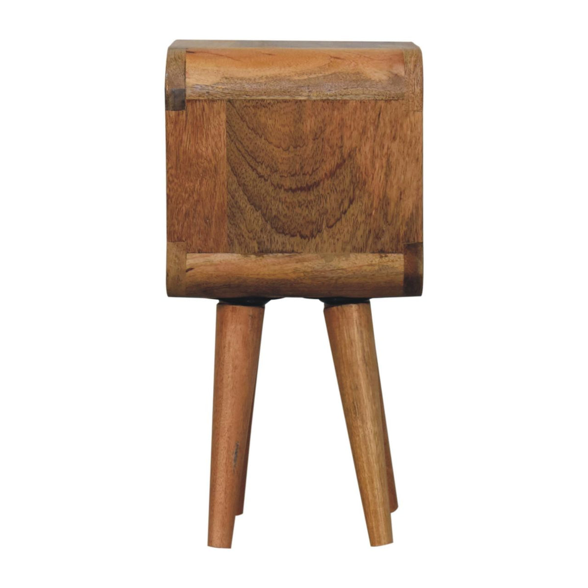 Table de chevet extra mini ouverte en manguier massif – Naturel – vue 9