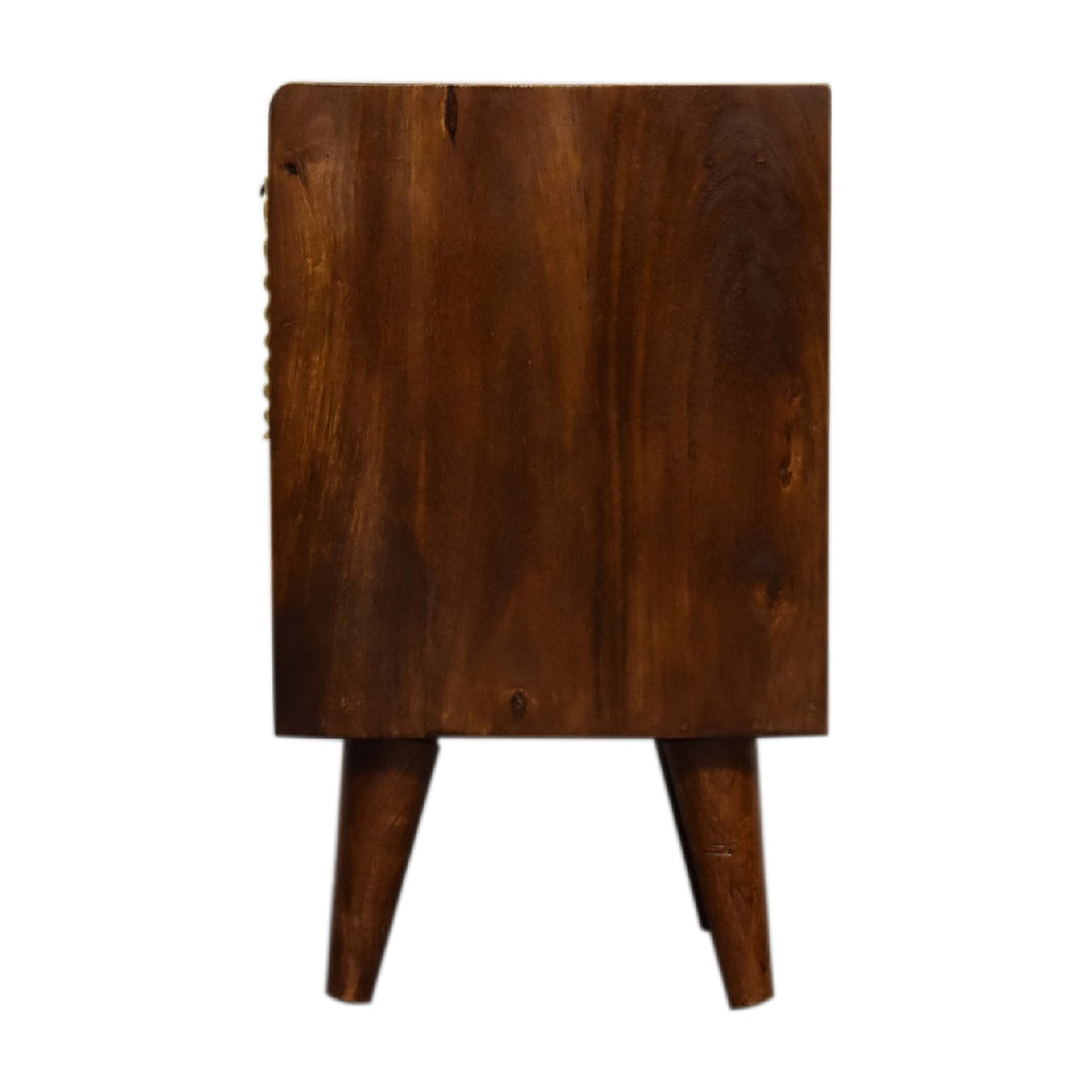 Table de chevet mini à tiroir laiton soleil levant – Châtaigne – vue 9