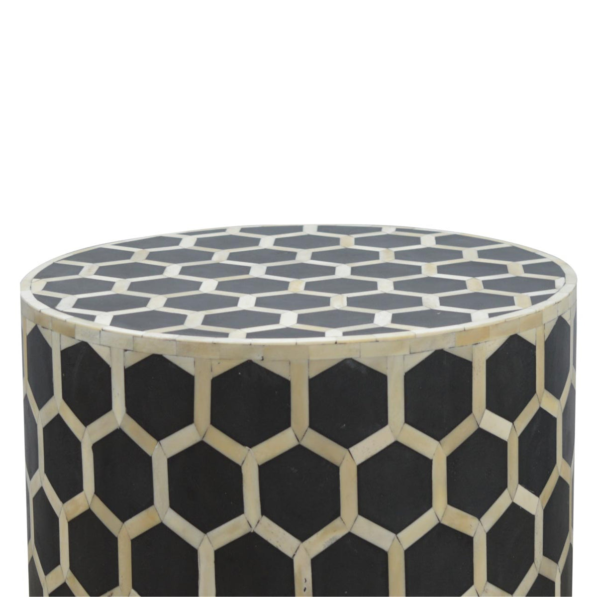 Tabouret d'appoint à incrustations d'os – vue 2