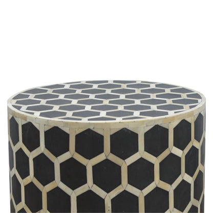 Tabouret d'appoint à incrustations d'os – vue 2